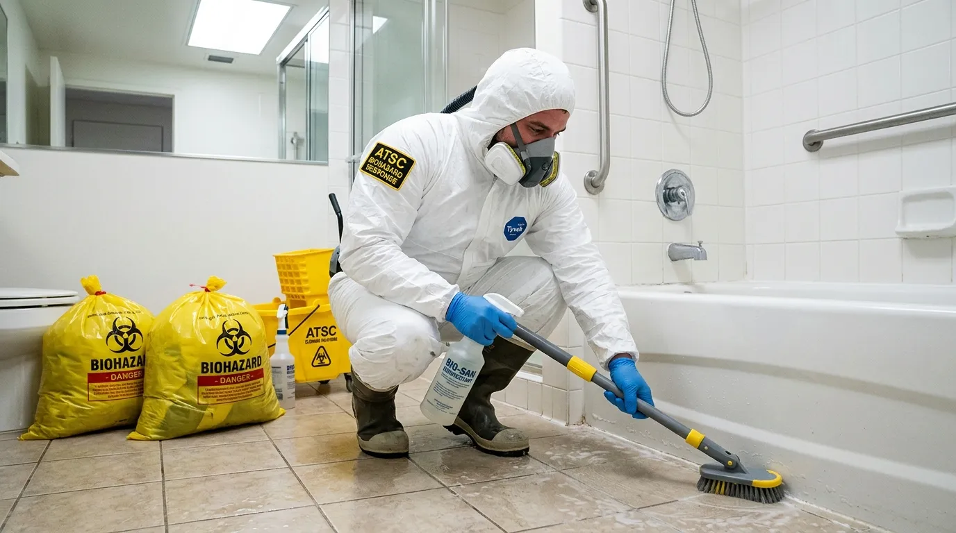 Decontamination equipment deployed for Blood Cleanup in Siler City